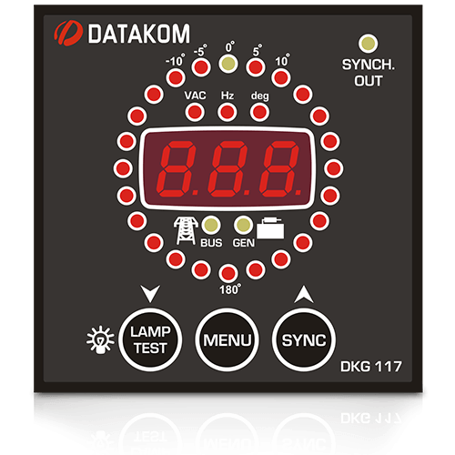 DKG-117 Синхроскоп и реле включения синхронизации 72х72