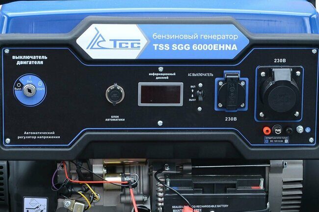 БЕНЗОГЕНЕРАТОР 6 КВТ TSS SGG 6000EHNA С АВР7