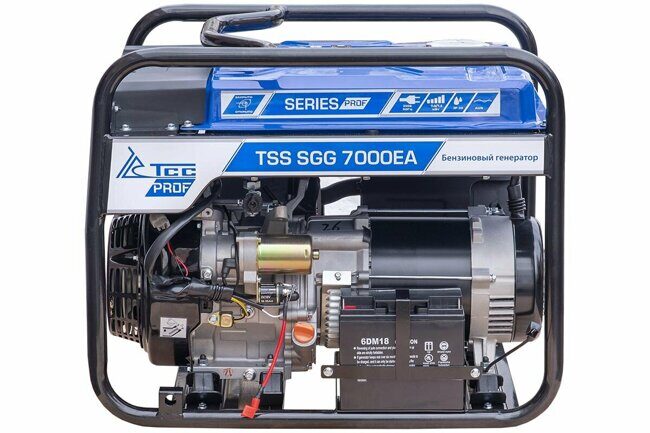 БЕНЗОГЕНЕРАТОР 7 КВТ TSS SGG 7000EA В КОЖУХЕ МК-1.1 3